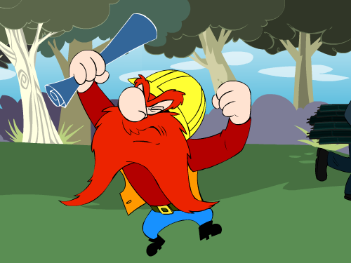 Yosemite Sam in "Satellite Sam"