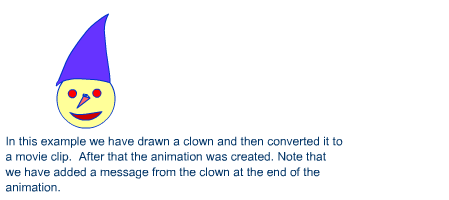 Basic tween animation - the Clown I