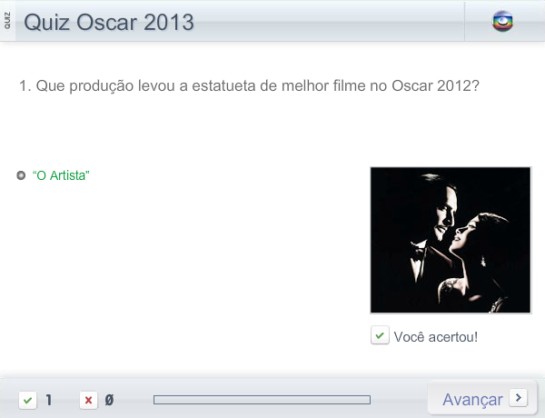 Quiz Oscar 2013