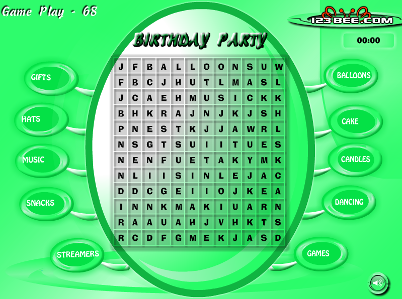 Word Search Game Play - 68