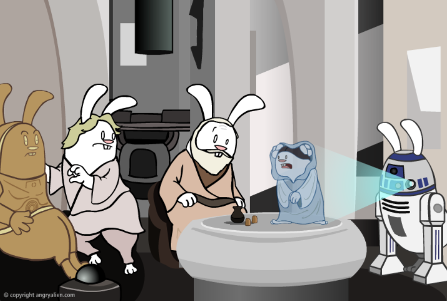Star Wars in 30 Seconds (and Re-Enacted by Bunnies)