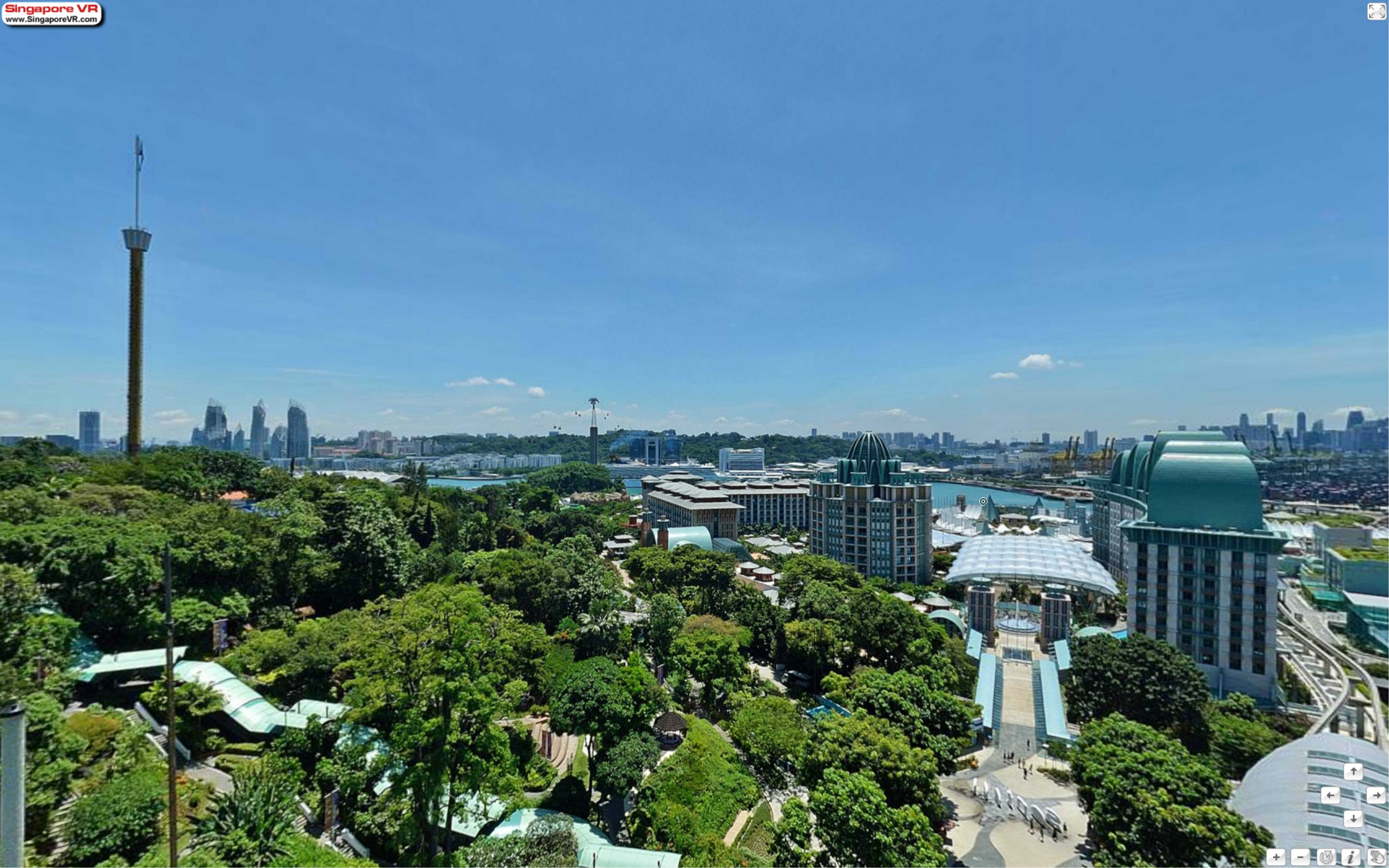 Sentosa Merlion Virtual Reality Image