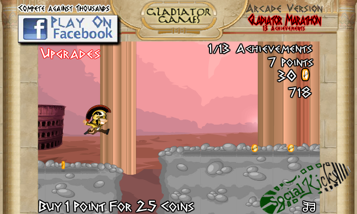 Gladiator Marathon 13 Achievements