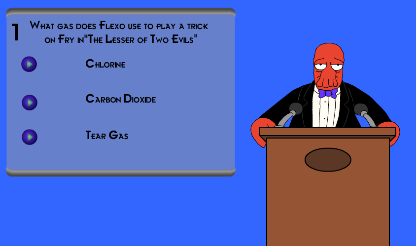 Zoidberg Animated Quiz