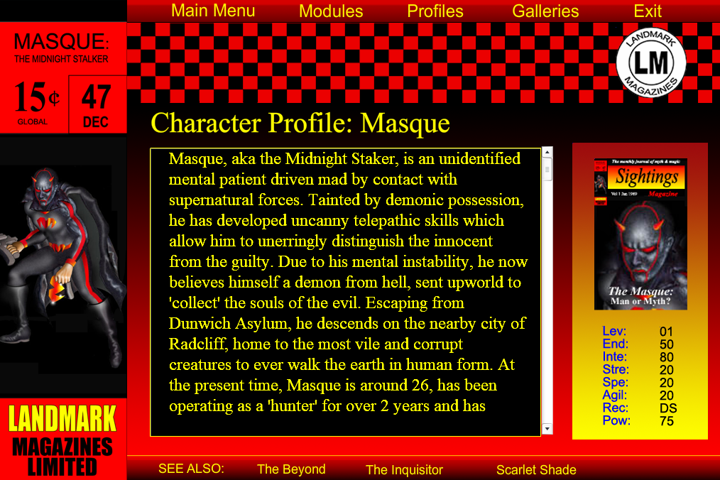 Character Profile: Masque