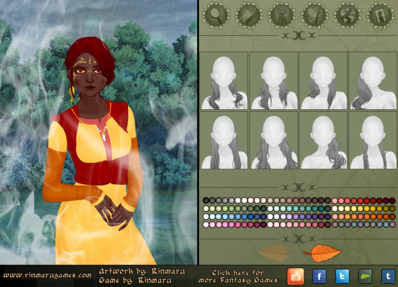 Medieval Woman Dress up game