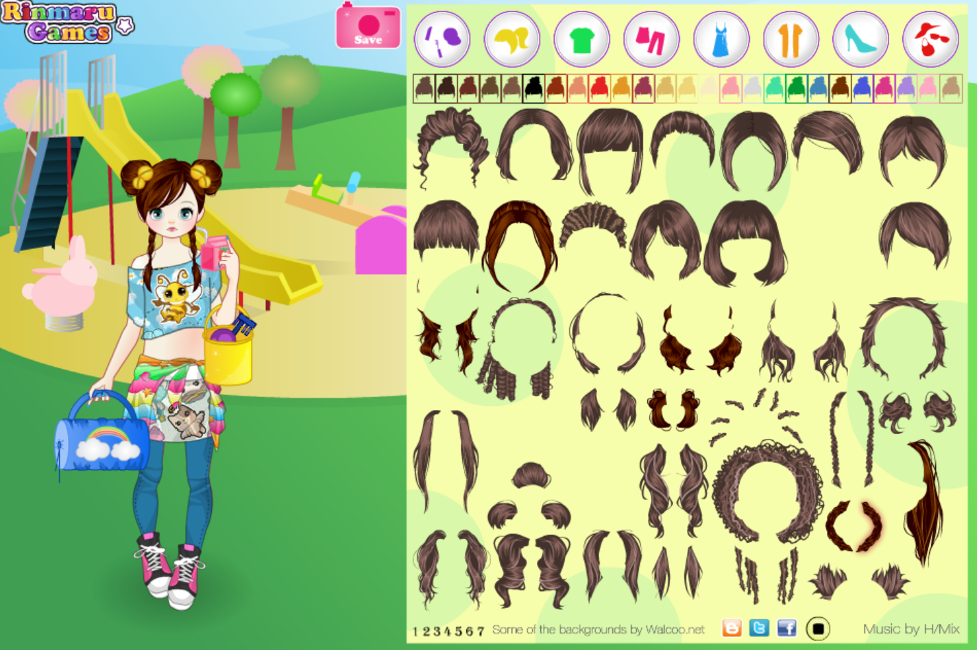 My Childhood Dress Up Game