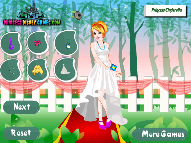 Cinderella Wedding Dress Up