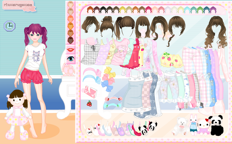 Cute Pajamas Dress Up Game