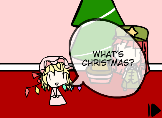 Flandre learns the meaning of Christmas.