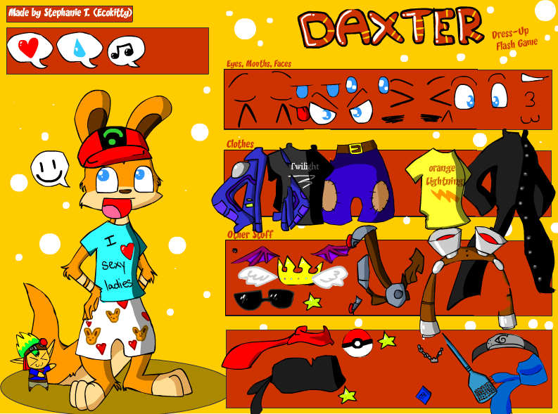 Daxter Dress-Up Flash Game