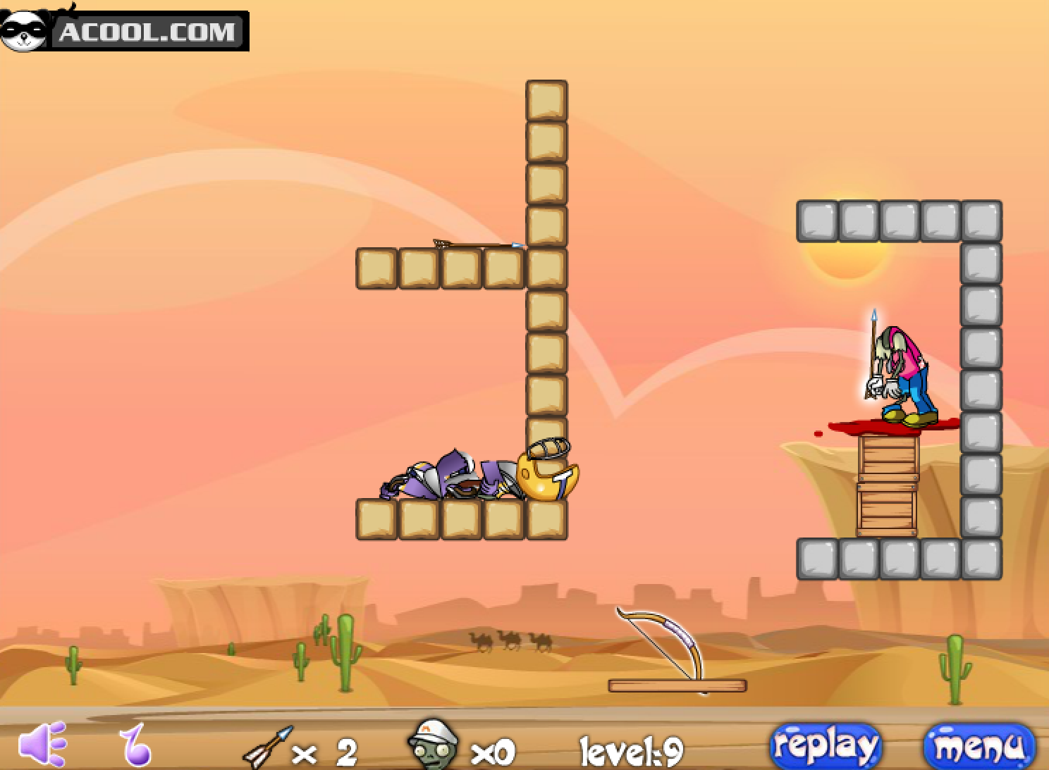 Arrow Explode Zombie