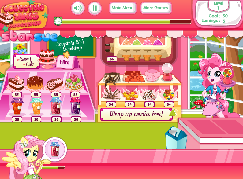 Equestria Girls Sweetshop