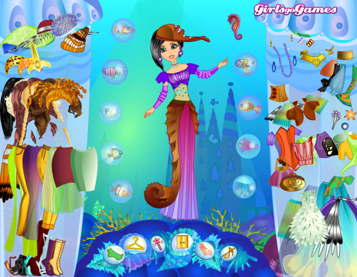 Mermaid Princess Dress Up