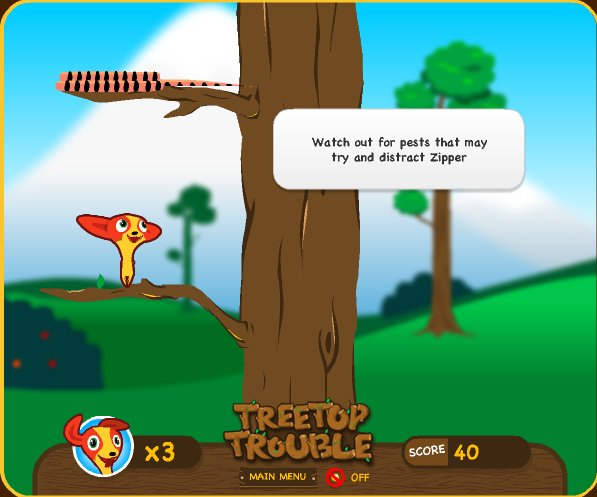 Zipper's Treetop Trouble