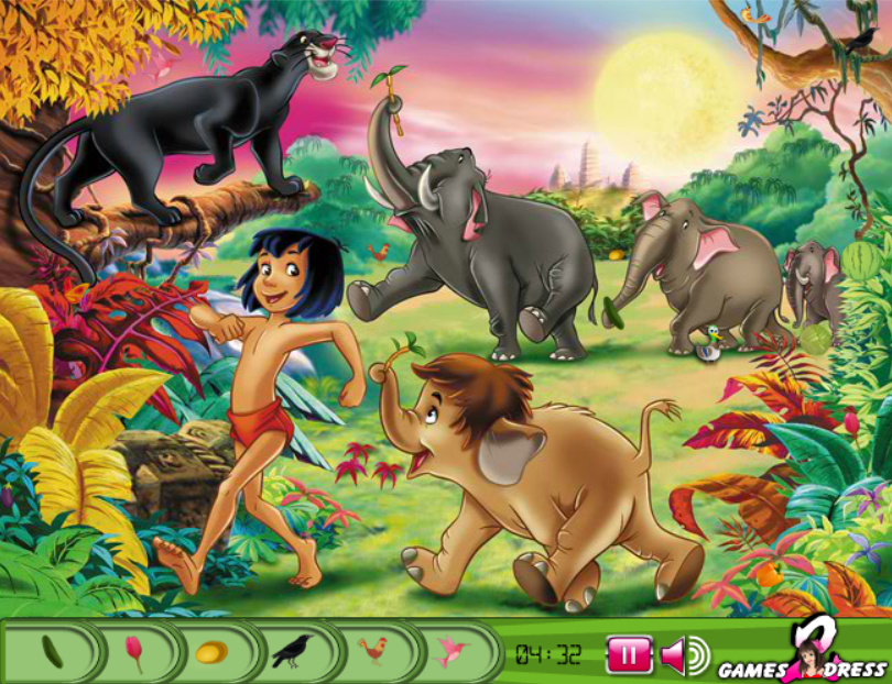 Hidden Objects Jungle Book