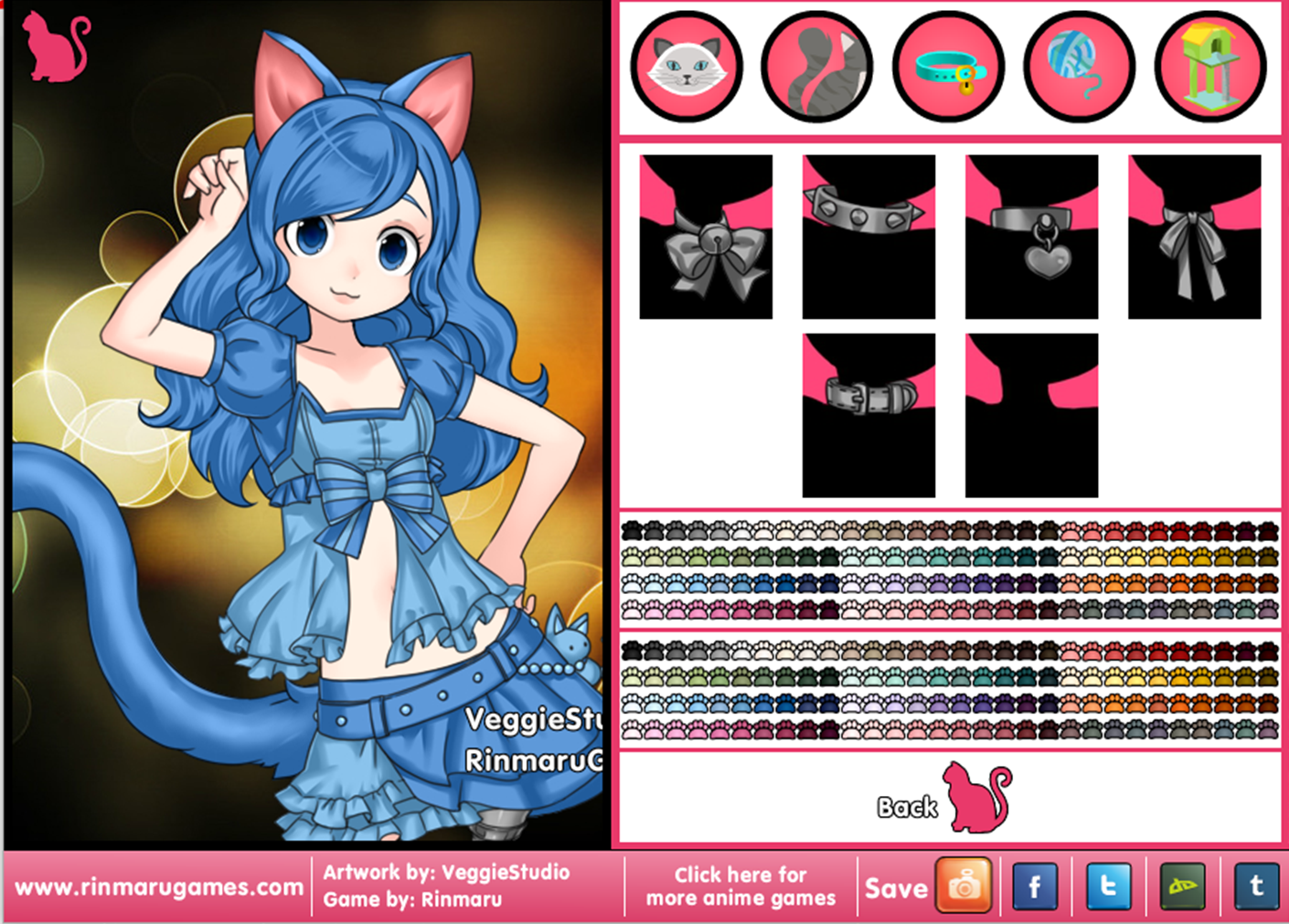 Kitty Idol Dress Up Game