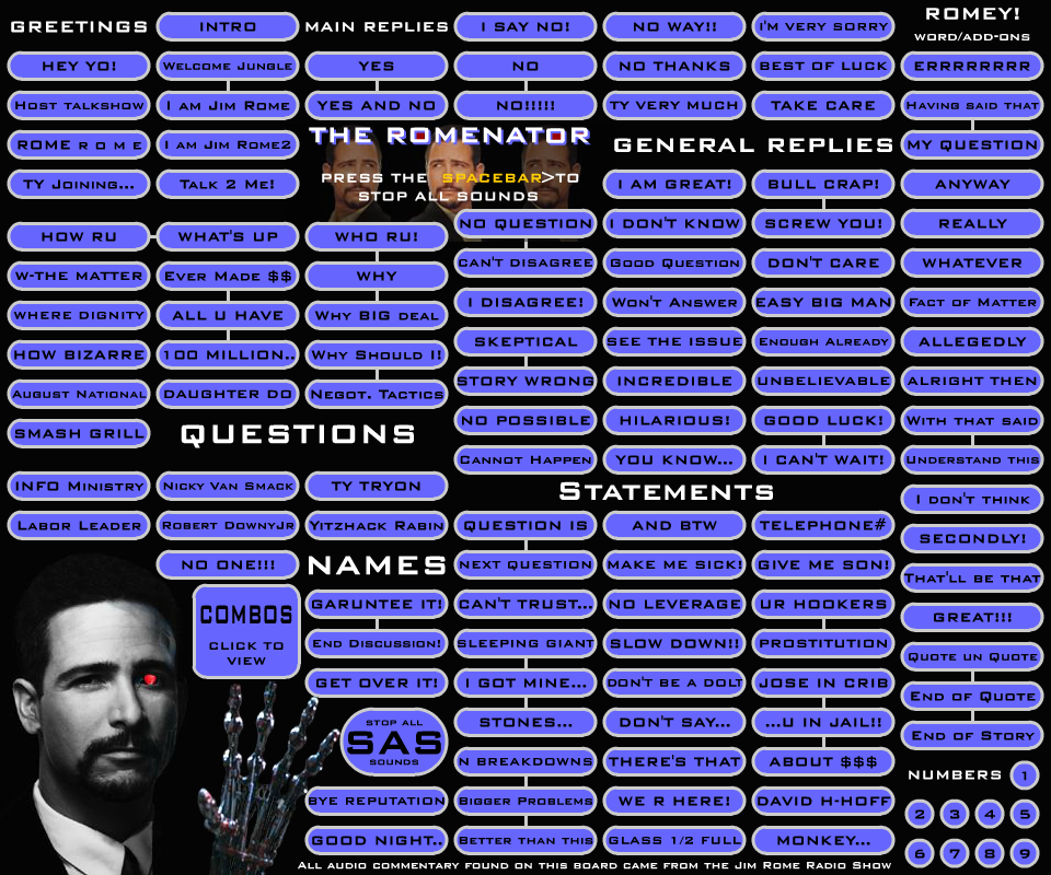 Jim Rome Soundboard