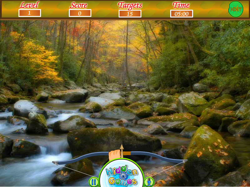 Waterfall Hidden Target