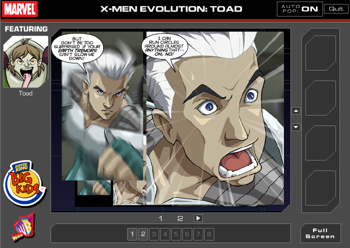 X-Men Evolution: Toad Comic