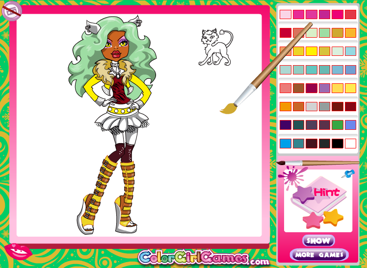 Monster High Coloring