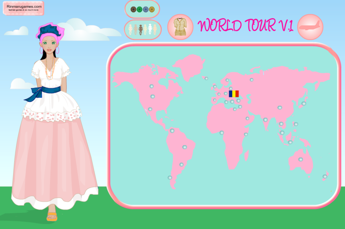 World Tour V.1 Dress Up Game