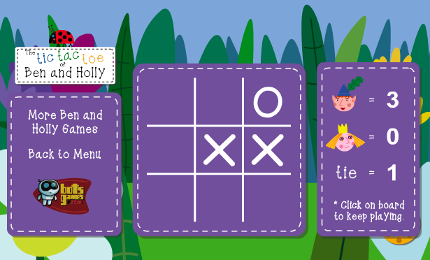 The Tic-Tac-Toe of Ben and Holly