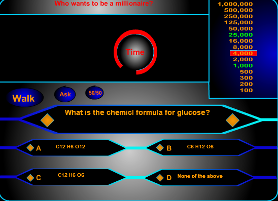 Who wants to be a millionaire?