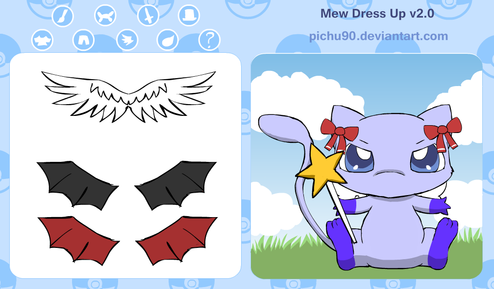 Mew Dressup v2.0