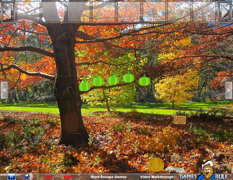 Thanksgiving Fall Forest Escape