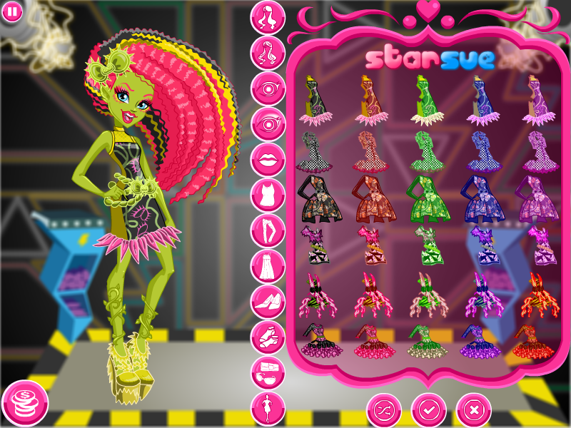 Monster High Electrified Supercharged Ghoul Venus McFlytrap Daughter of The Plant Monster