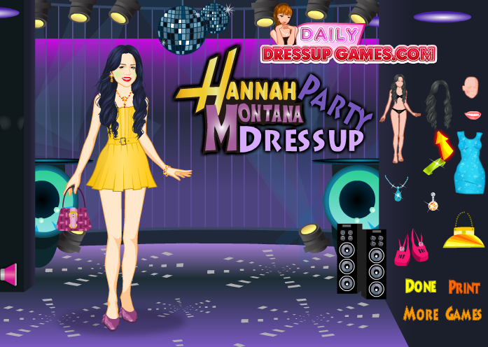 Hannah Montana Party Dressup