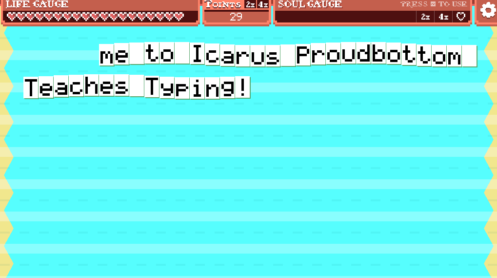 Icarus Proudbottom Teaches Typing!