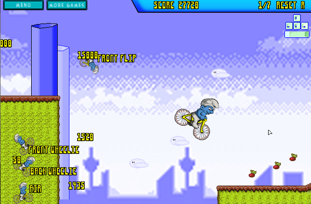 Smurf BMX