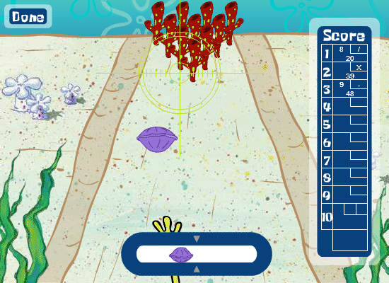 SpongeBob SquarePants in Bikini Bottom Bowling!