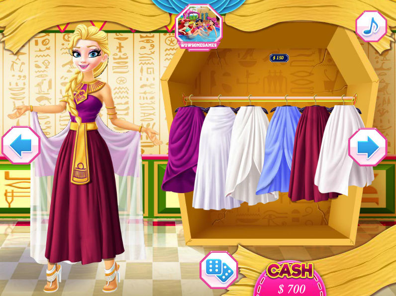 Elsa and Jasmine Shopping in Egypt