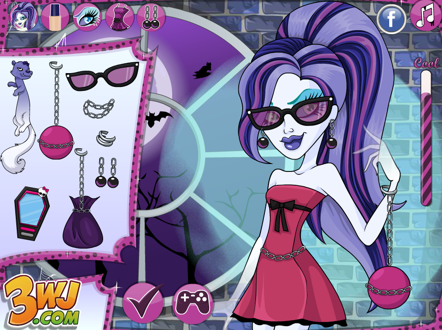 Monster High Spectra Vondergeist Hairstyle