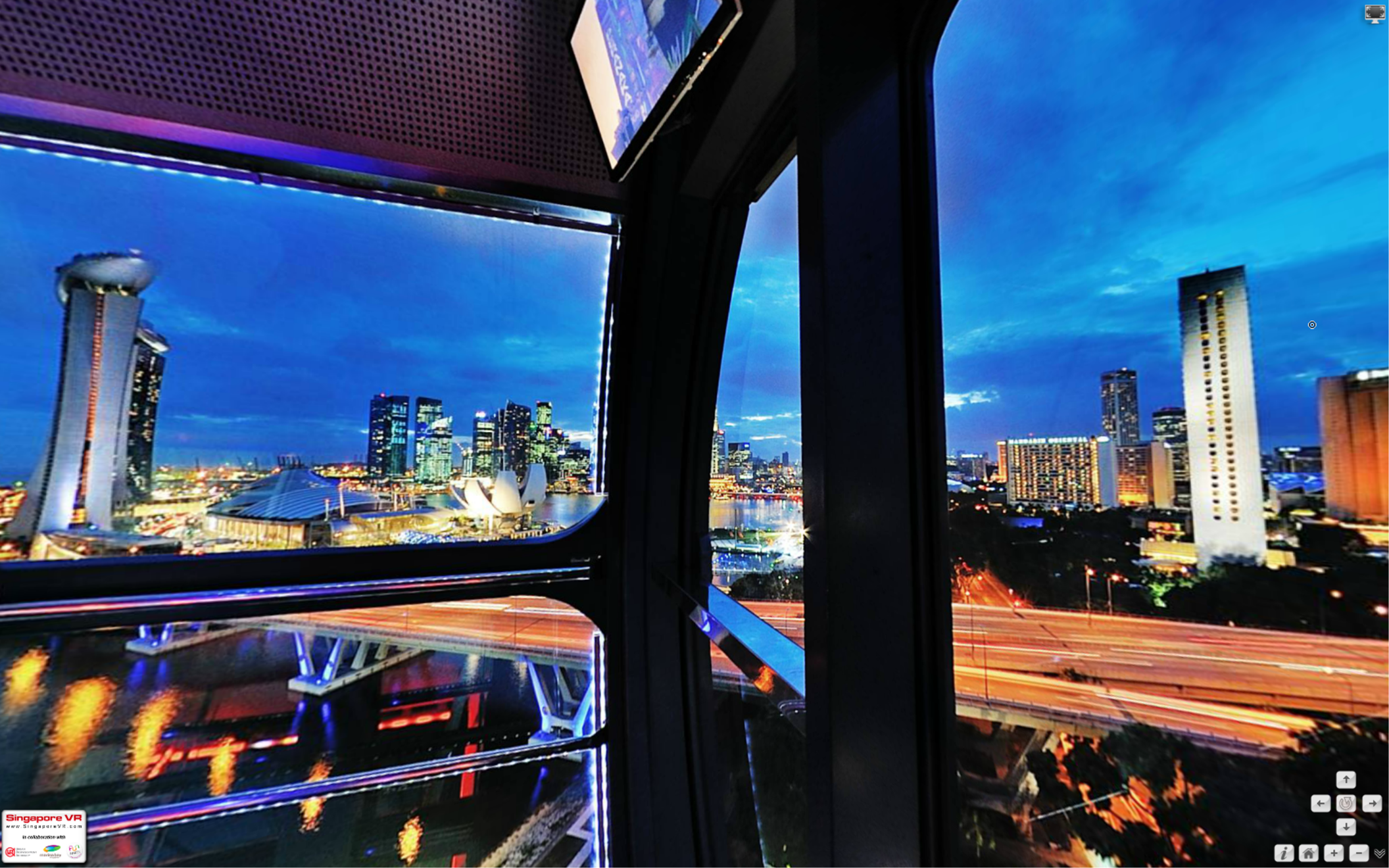 Singapore Flyer: Capsule Night Virtual Reality Image