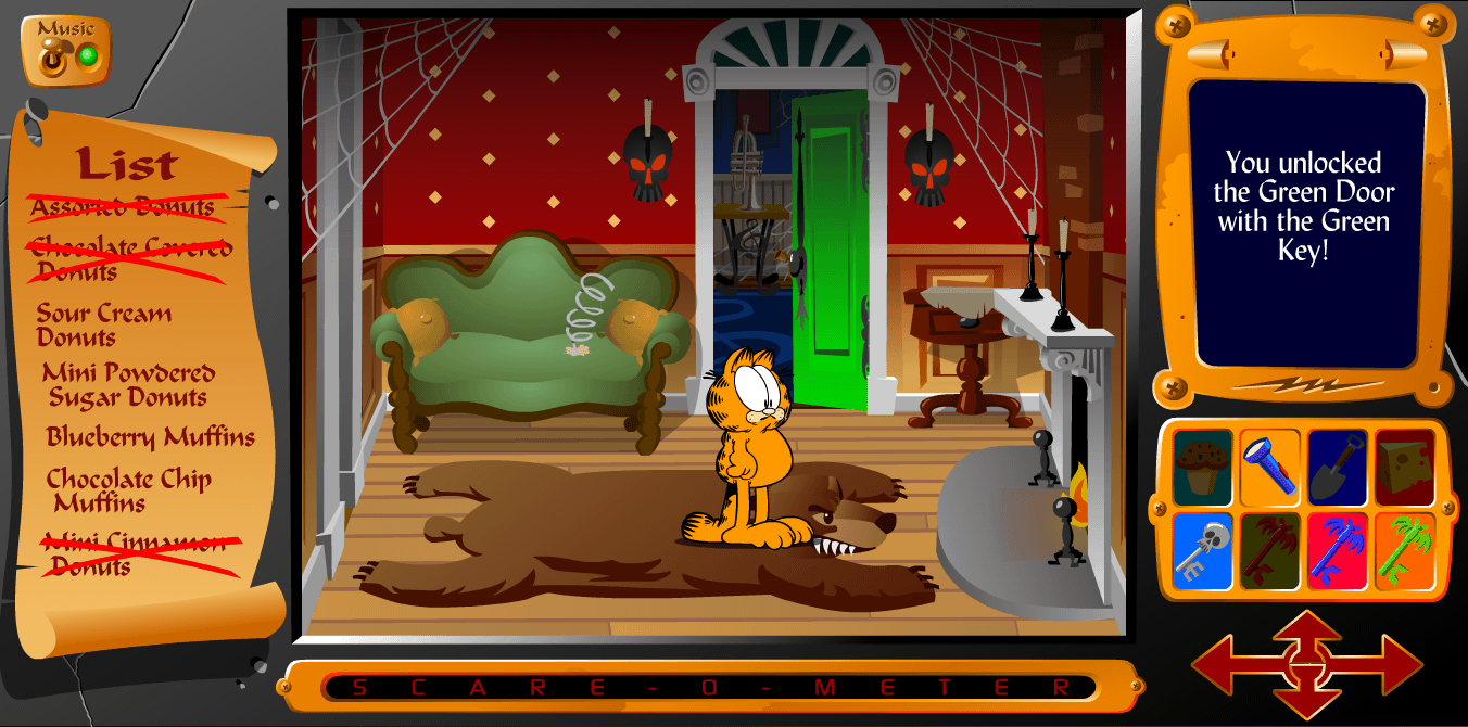 Garfield's Scary Scavenger Hunt