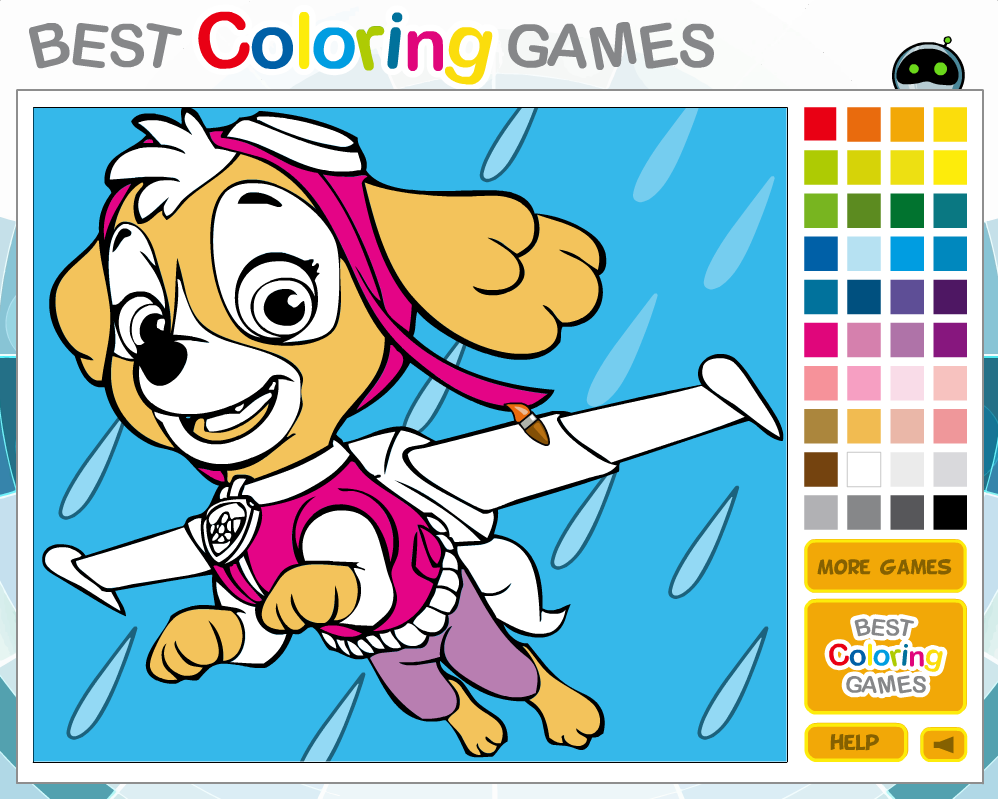 PAW Patrol Skye Coloring