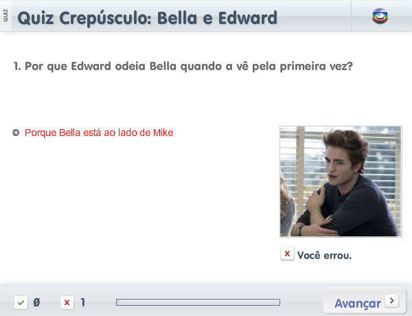 Quiz Crepúsculo: Bella e Edward