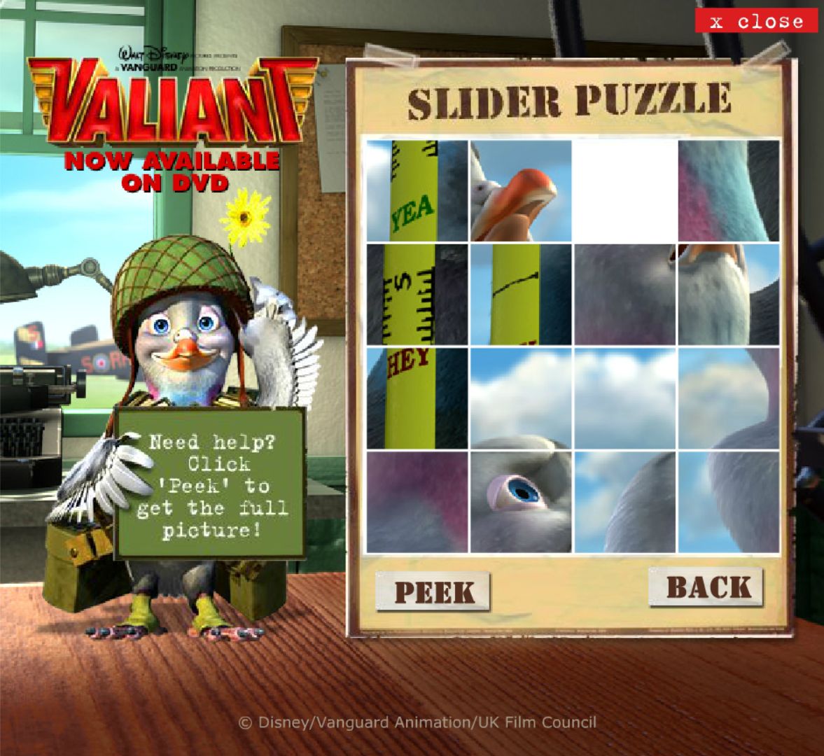 Valiant: Slider Puzzle