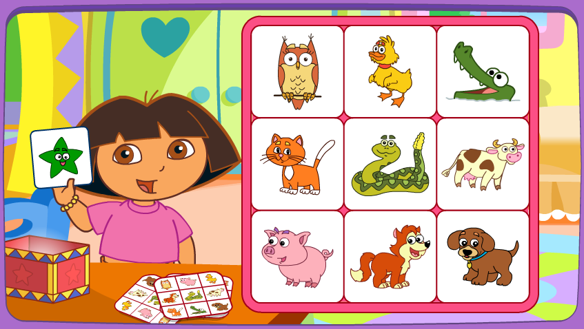 Dora's Say It Two Ways Bingo