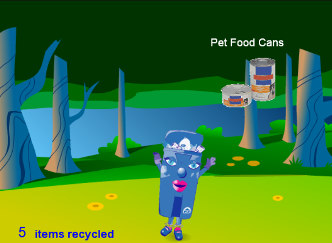 Bonita Blue Bin's Recyling Game