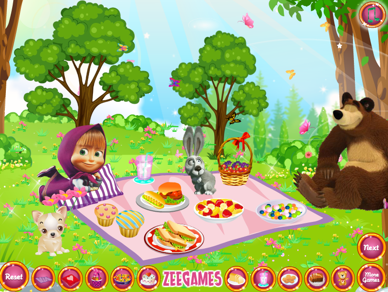 Masha and the Bear Picnic