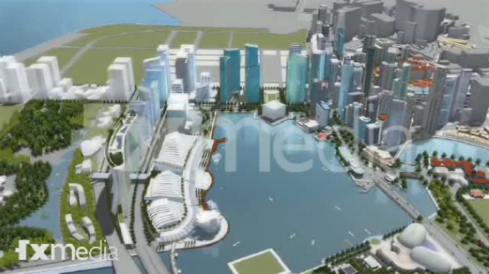 Marina Bay animation - Urban Redevelopment Authority of Singapore, 2007