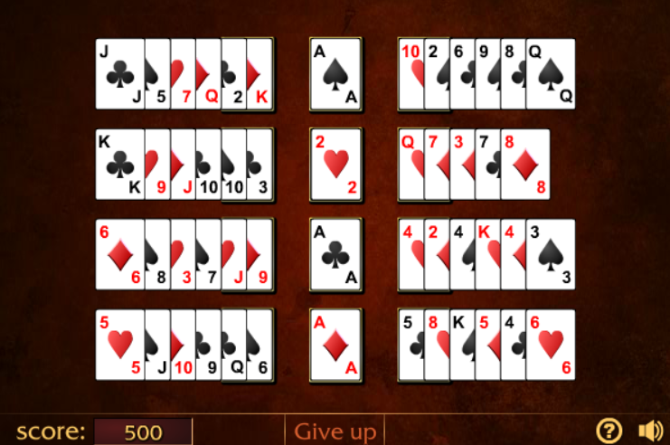 Beleaguered Castle Solitaire
