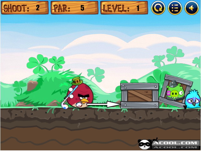 Angry Birds Golf Competition