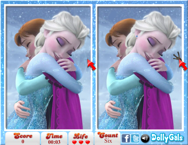 Elsa & Anna Spot 6 Diff