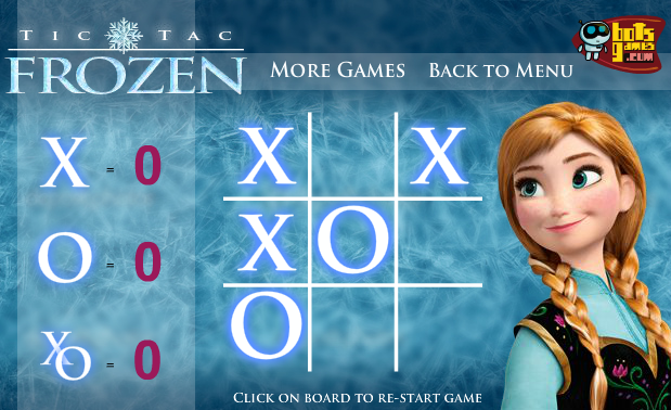 Tic Tac Frozen Anna